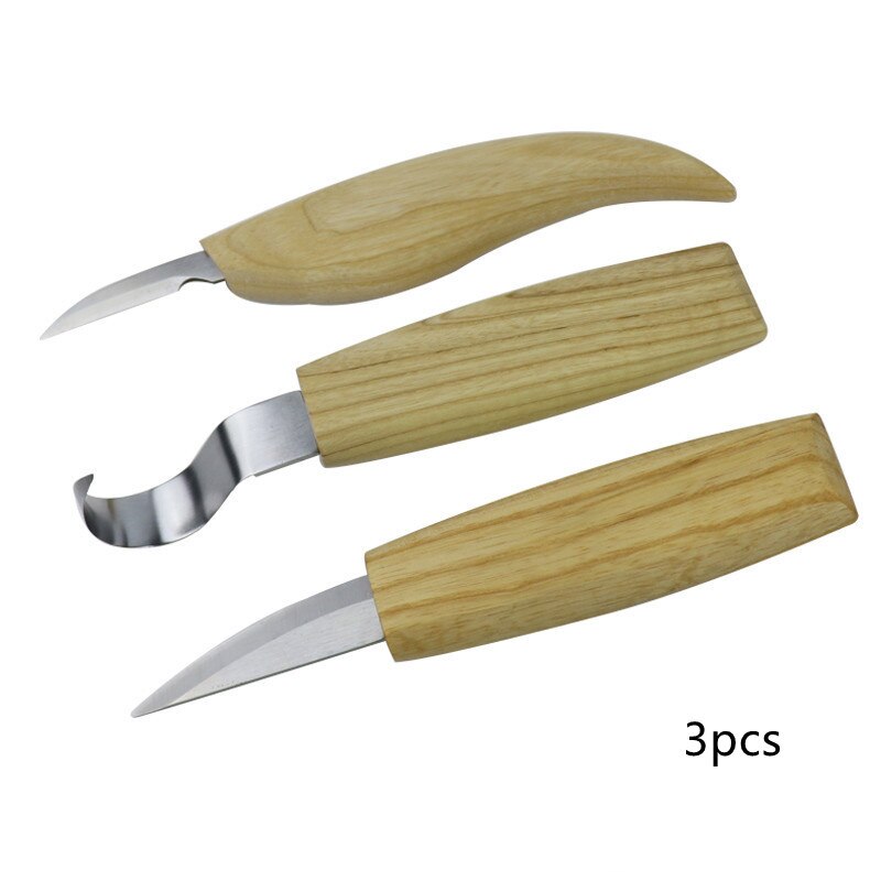 Dłuto robić drewna dłuto narzędzia stolarskie zestaw robić obróbki drewna rzeźbione w drewnie zestaw ręczne rzeźbione dłuto nóż ostre krawędzie DIY: 3szt