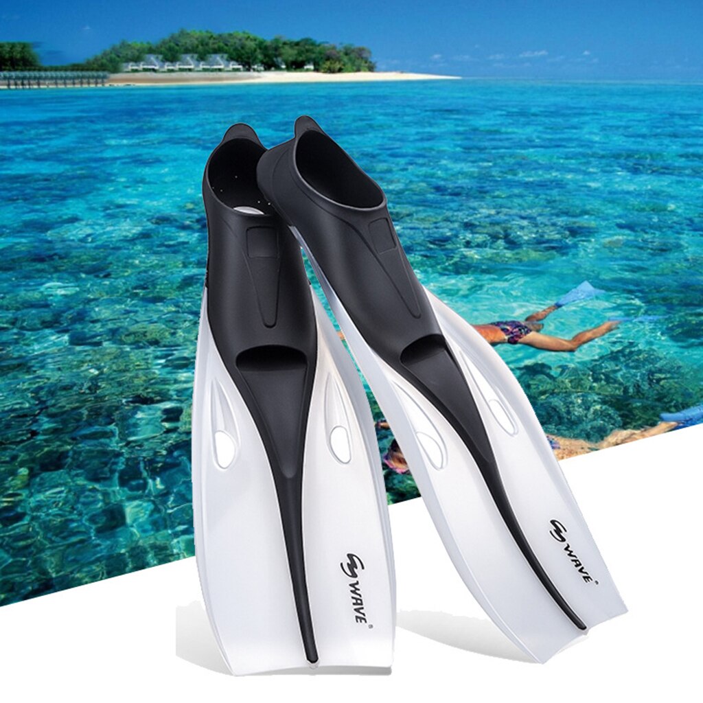 Aletas de esnórquel de pie completo para adultos, cómodas aletas de buceo, equipo de esnórquel, accesorios para deportes acuáticos