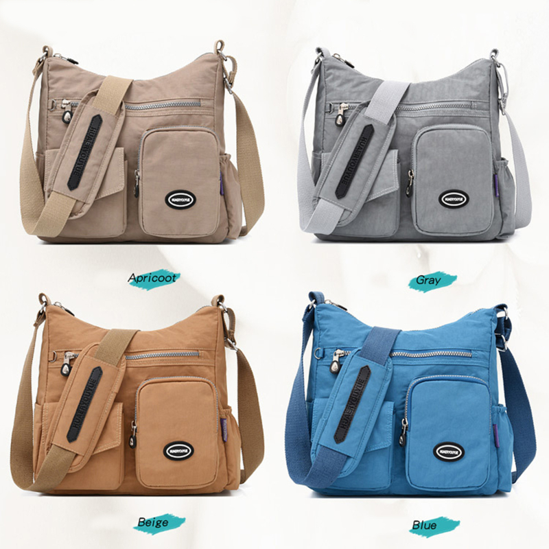 Handtasche, damen-umhängetasche, damen-schultertasche, messenger bag, wasserdichte nylon-geldbörse, haupttasche