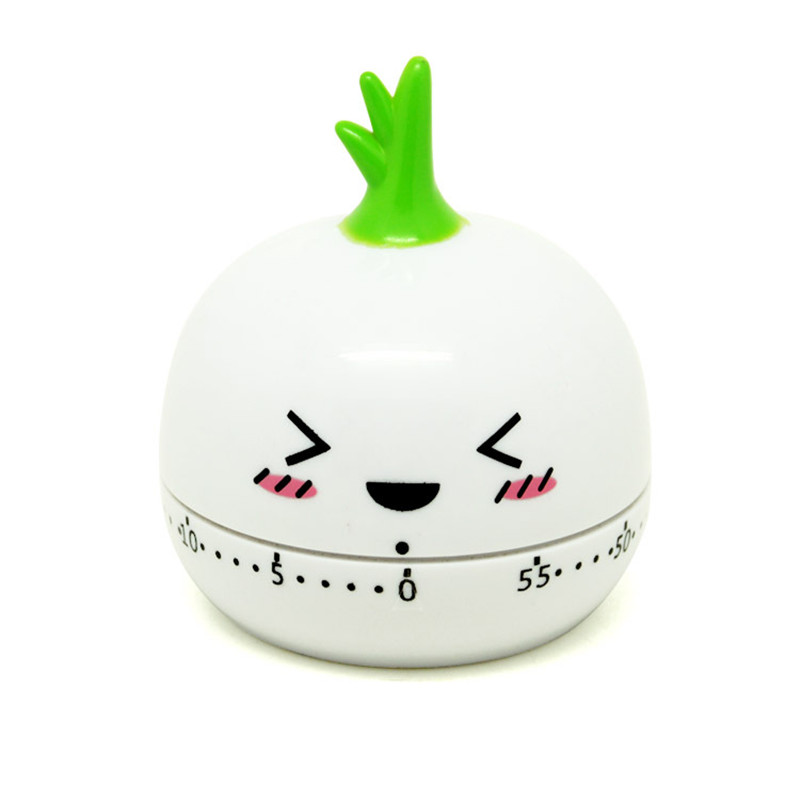 Kookwekker Mechanische Cartoon Grappige Groente 60 Minuut Timer Eenvoudig Bedienen Koken Herinnering Keuken Accessoires Decoratie: Onion Kitchen Timer