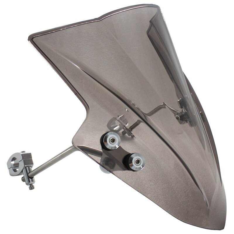 Parabrisas para Suzuki SV650 SV 650 Gixxer 250 Gladius 650 SFV650 400 SFV400, soporte para parabrisas de 7/8 "o 1"