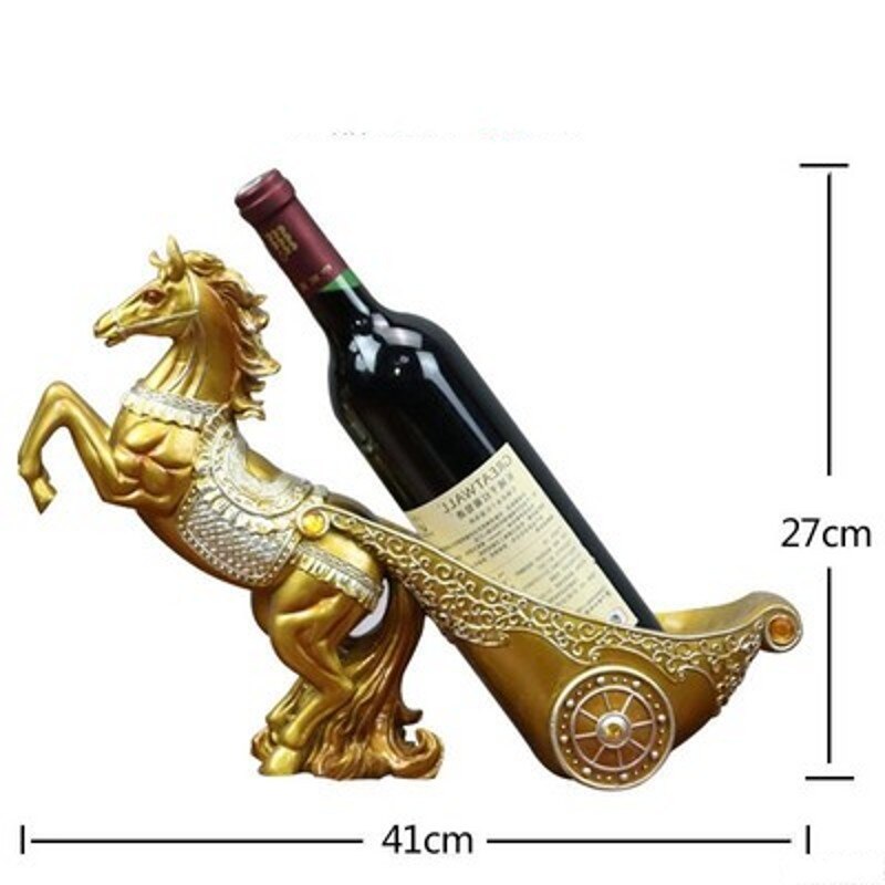 Bleu doré Cygne Vin Porte-Bouteille Champagne Cocktail Support D'étagère De Barre de Stockage De Bière Potable Ornement Artisanat Accessoires: style 4