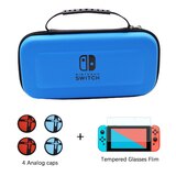 6 in 1 Portable Hard Shell Case for Nintend Switch Cute Cartoon Water-resistent EVA Carrying Storage Bag for NS Console: 4