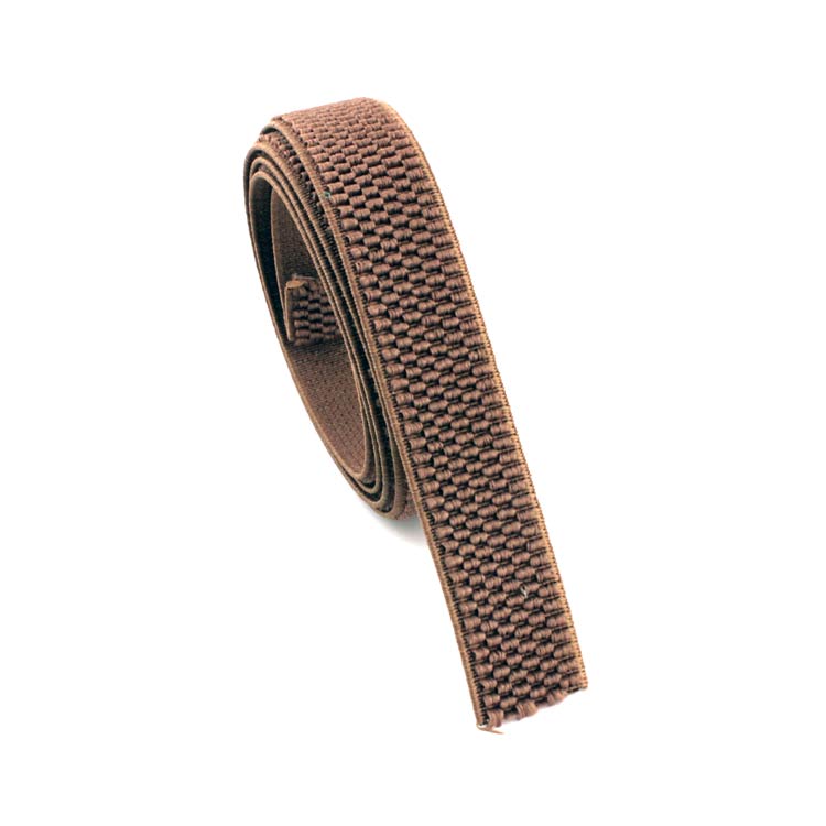 Bandes élastiques de 2CM de large en grains de maïs/accessoires de couture pour vêtements/bande élastique/bande de caoutchouc: Brown