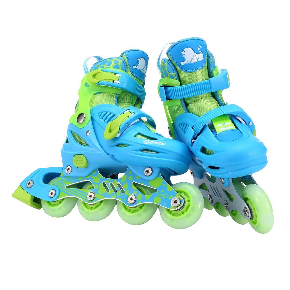 Unisex børneskøjter sko single-row rulleskøjter sko justerbare børn inline skatesko perfekt