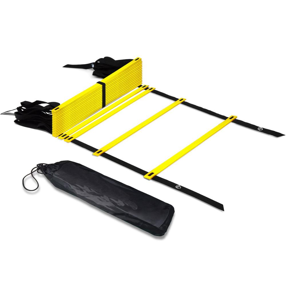 gym Velocidad de agilidad escaleras para entrenar velocidad de agilidad escalones de escalera ágil escalera para Fitness fútbol velocidad escalera equipo