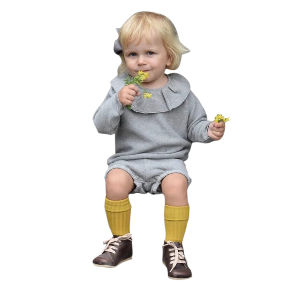 Baby Kids Meisjes Solid Gebreide Sokken Peuter Kinderen Jongens Meisjes Katoen Zachte Stretch Leuke Herfst Sokken Been Warmer 1-8Y