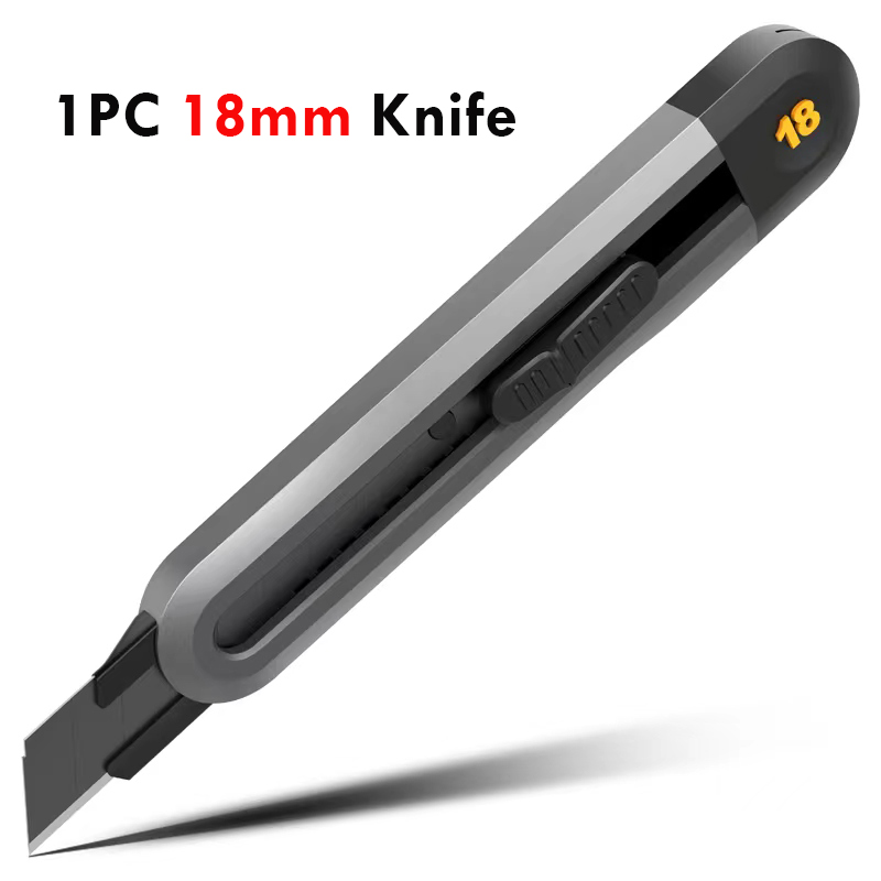 Delikatessen 3-teiliges einstellen Allzweckmesser Kunstschnitzmesser Cutter Schulbedarf Schnittwerkzeuge Tapete Briefpapier Expressversand Sicheres Messer: Mischfarbe