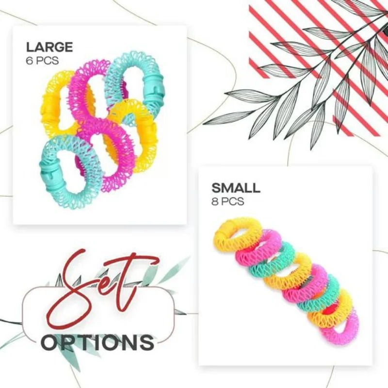 Биukanди modelador de cabelo donuts estilo de cabelo rolo cachos de cabeleireiro sem calor cachos espirais diy para acessórios de cabelo femininos