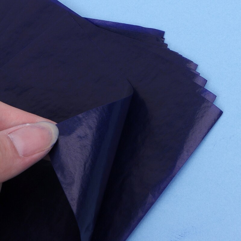 B-SKIN Plantilla de copiadora de carbono de doble cara 32K 50 hojas transferencia de papel suministros de papelería