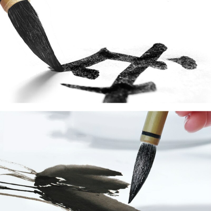 Calligraphy Brush Exquisite Multiple Hair for Chinese Small Regular Script Soft Woolen Multiple Hair Chinese Painting Brush Pen