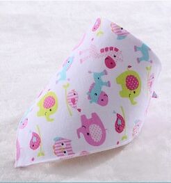 Baby Driehoek Speeksel Handdoek Katoen Dubbele Knop Moeder En Baby Benodigdheden Bib: 1