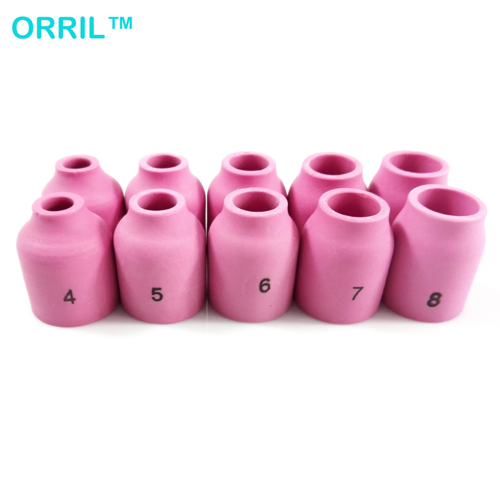 25pcs Consumables kit for TIG Welding Torch WP9 WP20 WP25 With 53N Series Alumina Nozzles Back Cap Insulator Collet Gas Lens