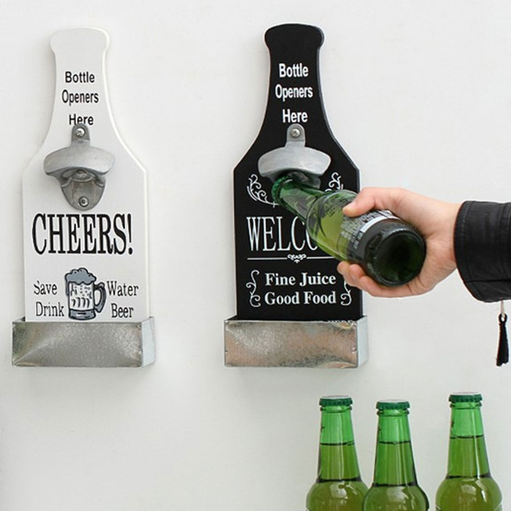 Flesopener Wandmontage Wijn Bier Opener Gereedschap Bar Drinken Accessoires Home Decor Keuken Feestartikelen