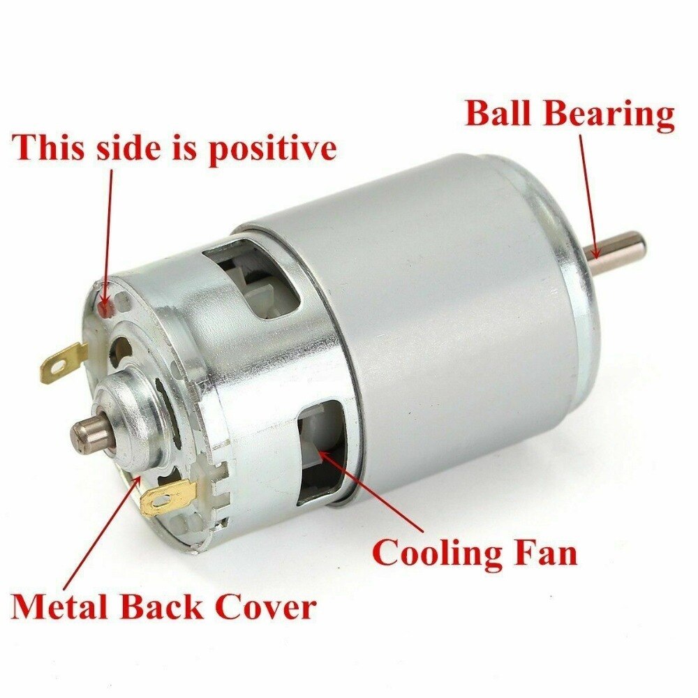 Ball Bearing 775 795 895 Gear Motor 3000-12000 RPM Motor Brush DC 12V Motors Rs 775 Lawn Mower Motor Electric PowerTool