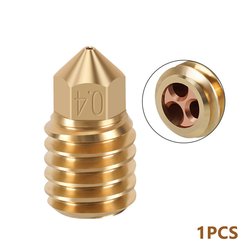 For Bambu Lab X1/P1P Nozzle 0.6 0.8 1.0mm Hardened Steel CHT Cloning Brass Nozzle Upgraded Hotend Steel For Bambu Lab 3D Printer: PURPLE