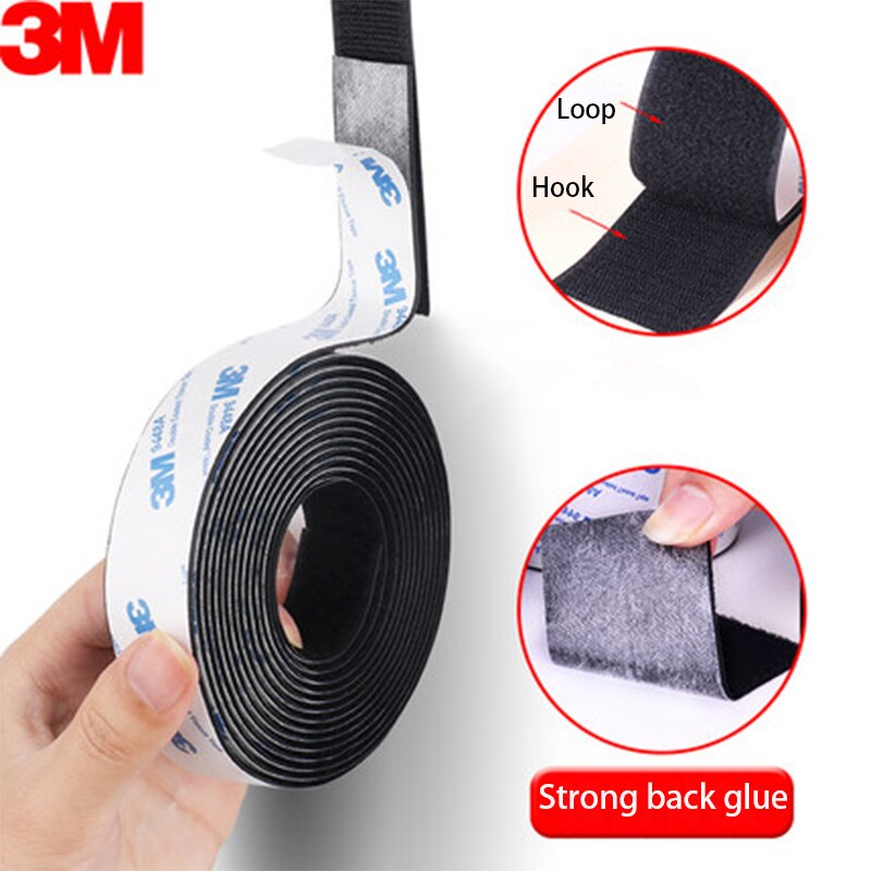 10PCS 3M Double-sided Adhesive Velcros Strong Self-adhesive Hook and Loop Tape nylon sticker velcros Glue for DIY fixing automob