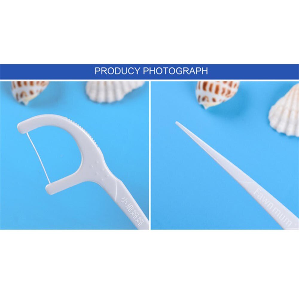 Toothpick oral cleaning Dental care Personal care Super fine dental floss stick home mounted safety dental floss stick mounted