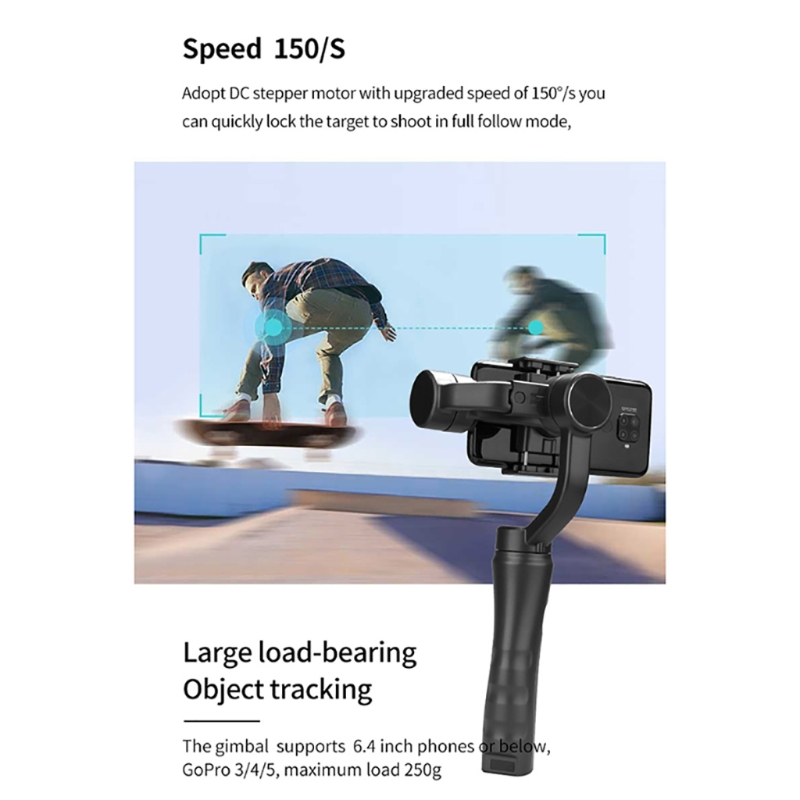 Handheld 3-Axis Gimbal Stabilizer-Compatibel Met Alle Merken Van Smartphones