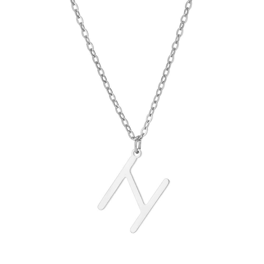 Pendentif runique nordique pour femme, collier de superposition rune viking, bijoux délicats minimalistes, breloque Futhlavabo Runes, pour personne âgée