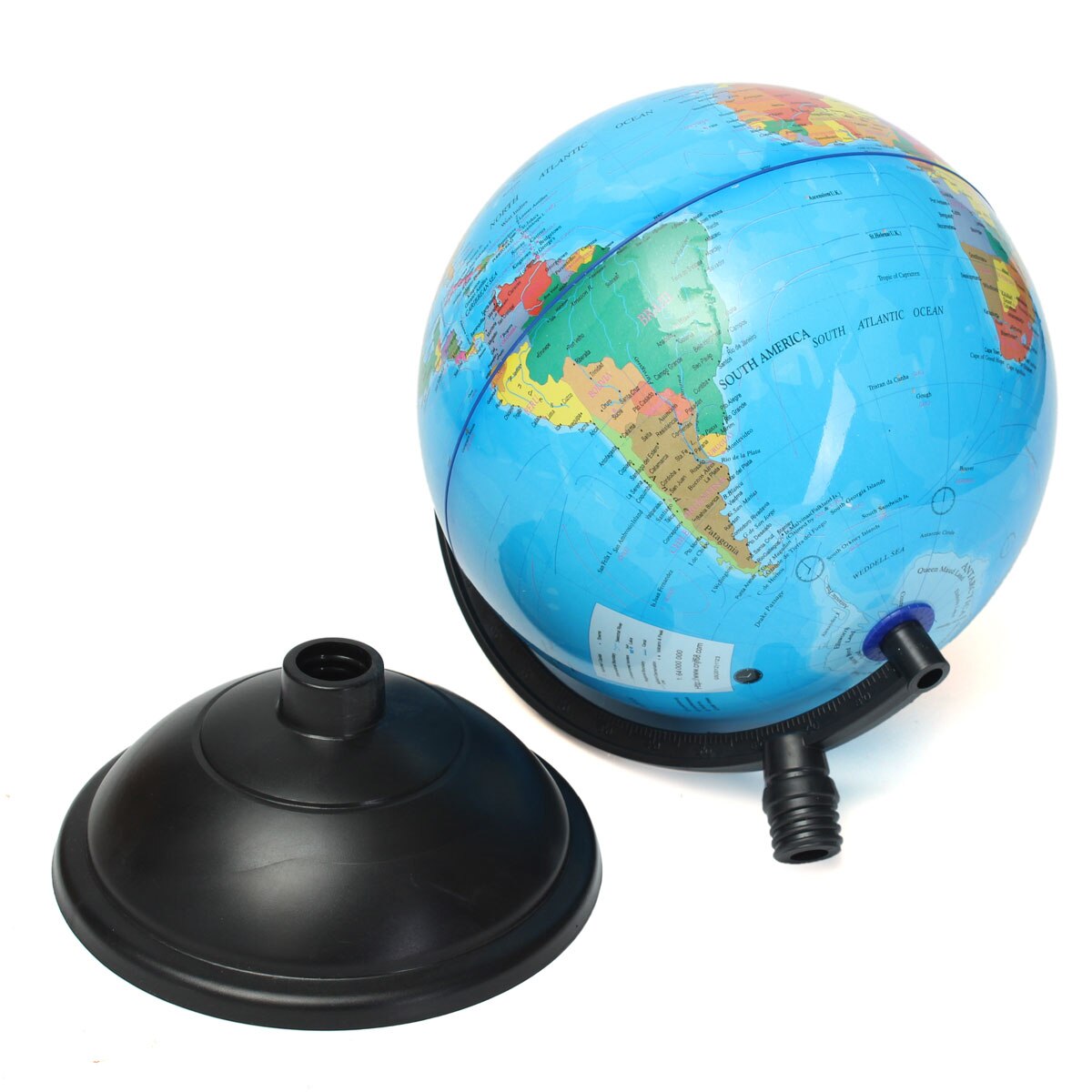 Verden jord jordklode kort geografi pædagogisk legetøj med stativ hjemmekontor ideel miniaturer indretning kontor gadget