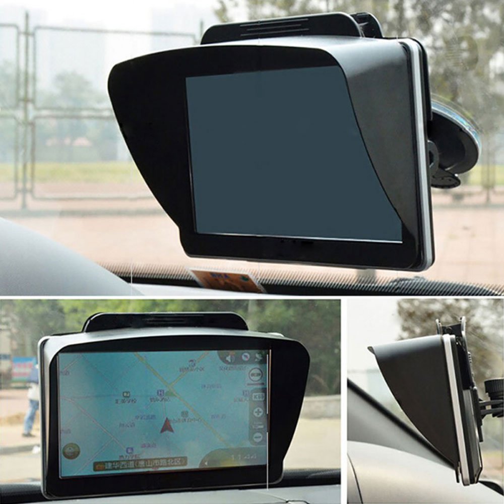 Vehemo Plastic 7 ''GPS Zonnescherm Shield Auto GPS Zonnescherm Auto Universele Shade Visor GPS Zonnescherm Navigatie GPS Zonnescherm Visor