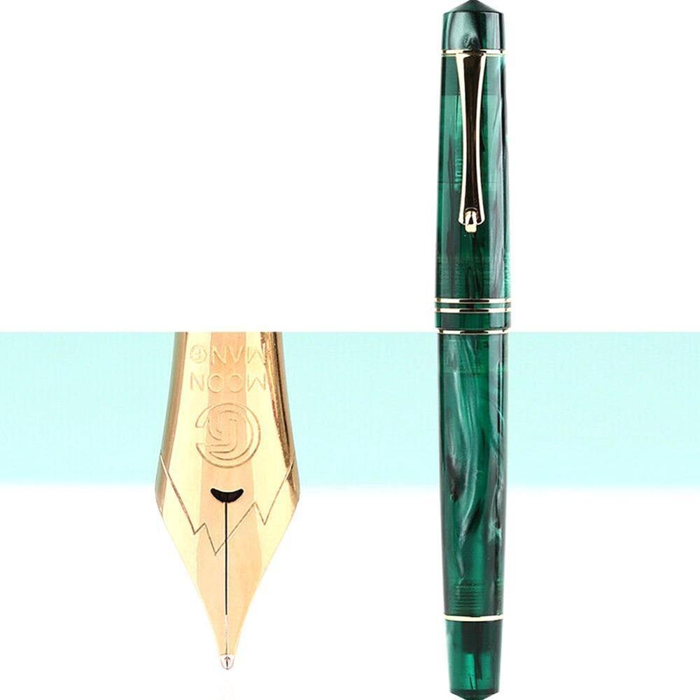 1Pc Hars Vulpen Bock Final Tip Penpunt Met Converter Gouden Clip Mooie Schrijven Pen Kantoor School Briefpapier