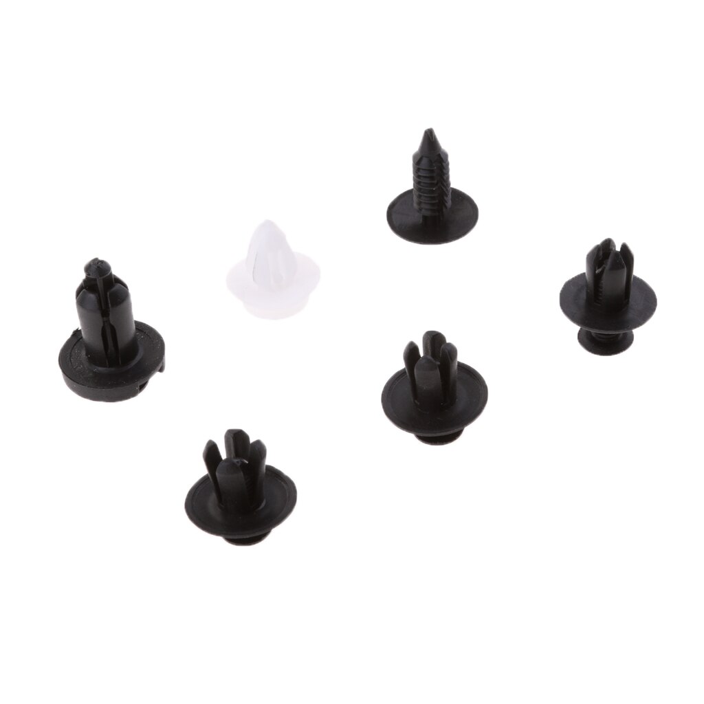 100x Car Push Retainer Pin Rivet Fasteners Kit Trim Panel Clip Moulding Assortments For GM Ford Chevy Toyota Honda Chrysler