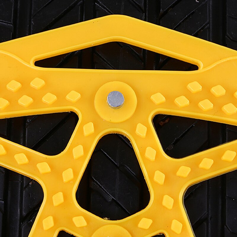 Cadenas de nieve universales para coche, accesorio de seguridad para neumáticos, antideslizante, doble broche, de TPU, 4/1 unidades