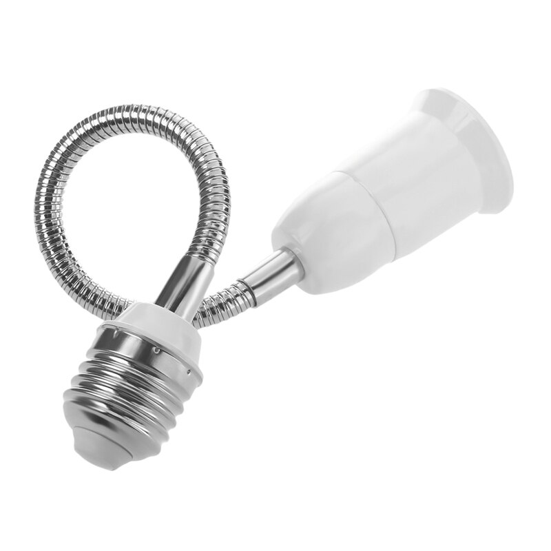 Light Lamp Bulb Socket E27 Flexible Gooseneck Extender Adapter