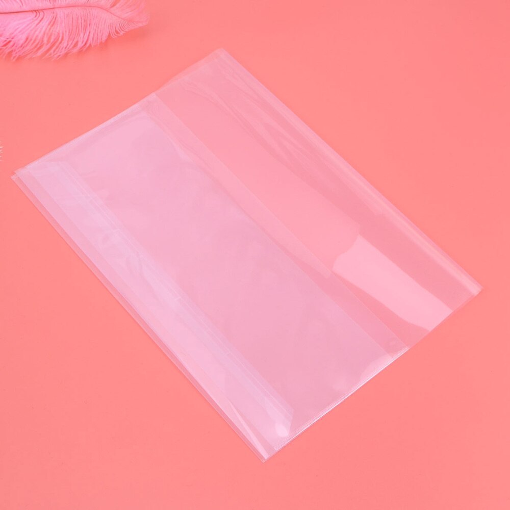 5pcs 16K Textbook Cover Clear Exercise Book Note Book Film Protector