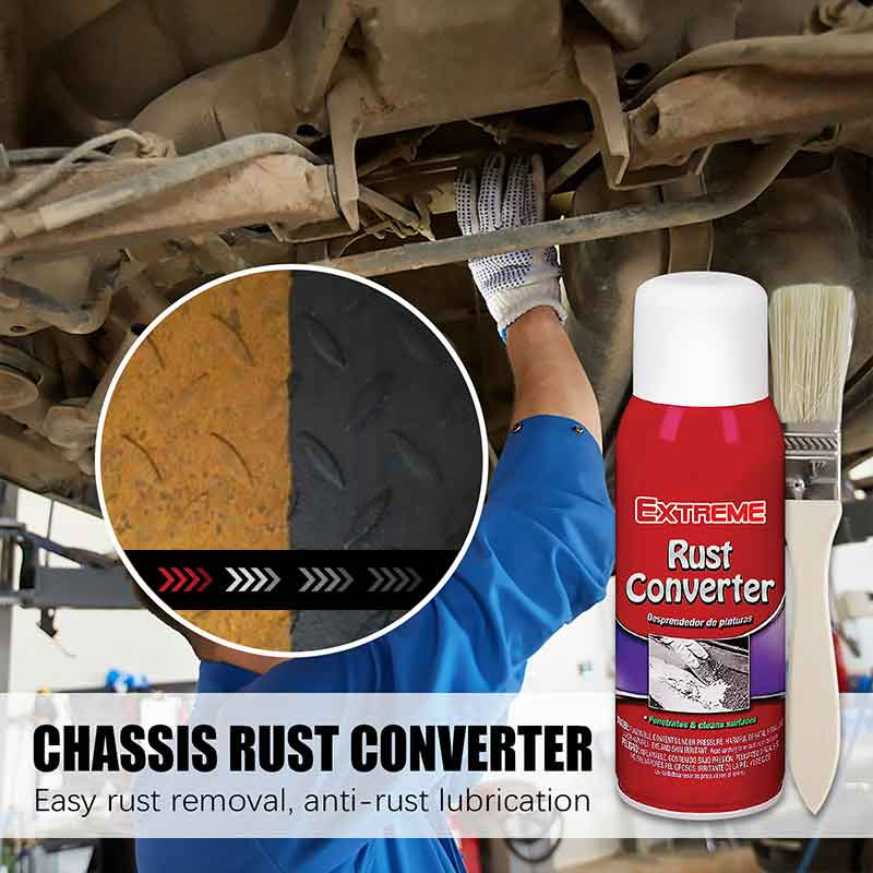 Car Chassis Derusting Rust Converter Stainless Steel Antirusting Agent Inhibitor Reformer Metal Iron Corrosion Remover w/ Brush