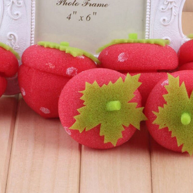 6Pcs Magic Hair Curlers Rollers Curler Soft Sponge Foam Balls Curling Rollers Sweet Korean Curly Hair DIY Hair Styling Tool