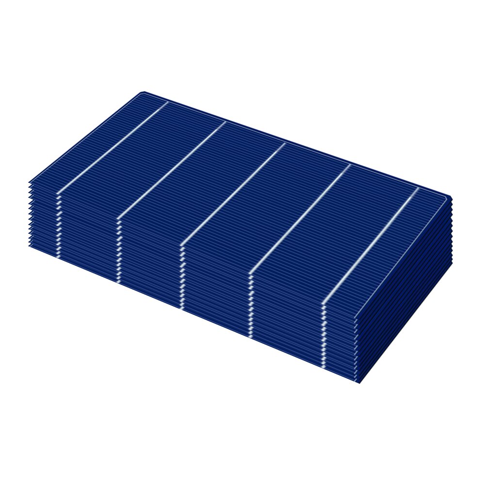 40/50/100pcs 4.28A 2.4W 156x78mm Solar Cells high efficiency Cheap Grade A PV DIY Photovoltaic Polycrystalline Solar Panel