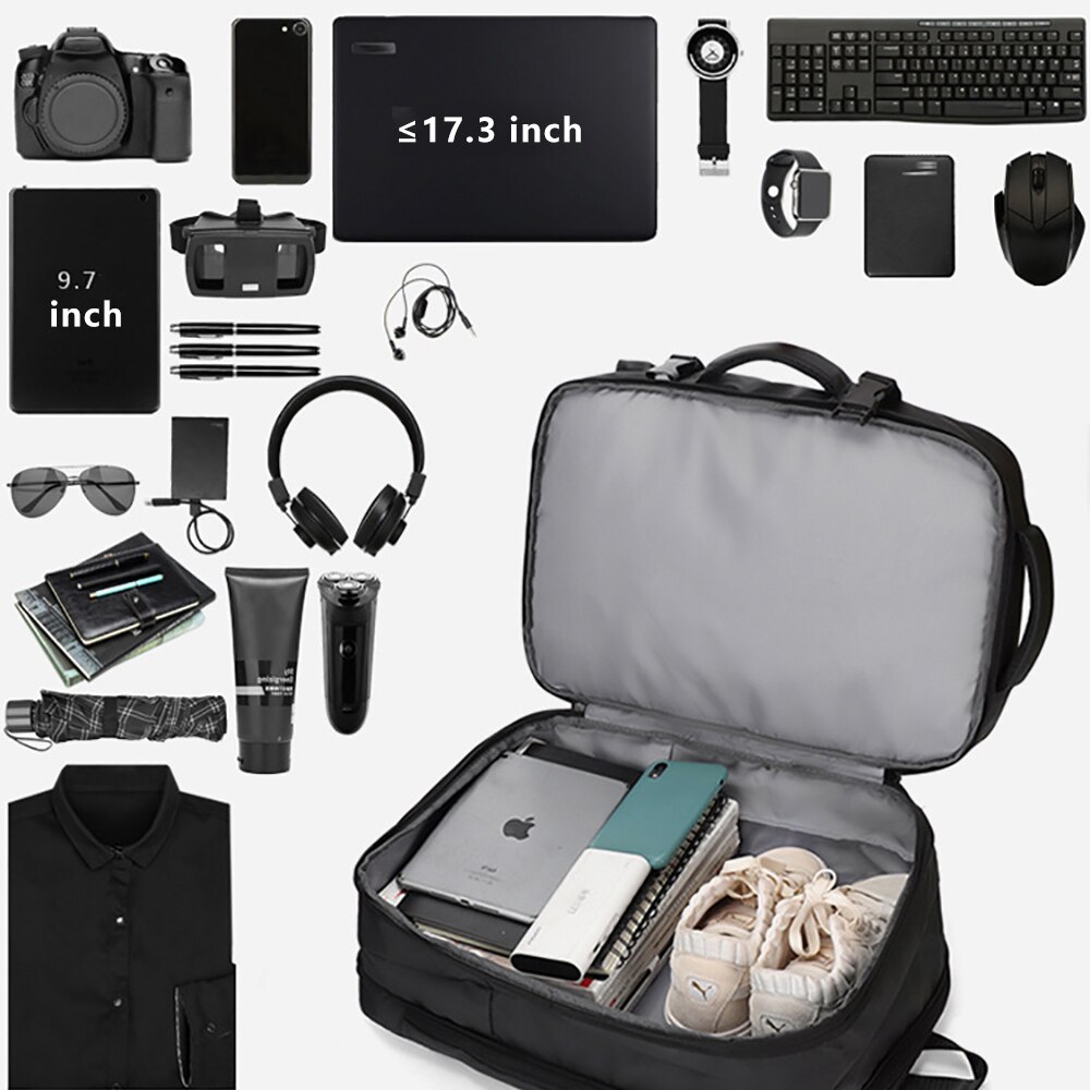 Travel Backpack Man Brand Anti Theft Computer Bag Waterproof School Male Mochila 15 /17 Inch Laptop Backpacks