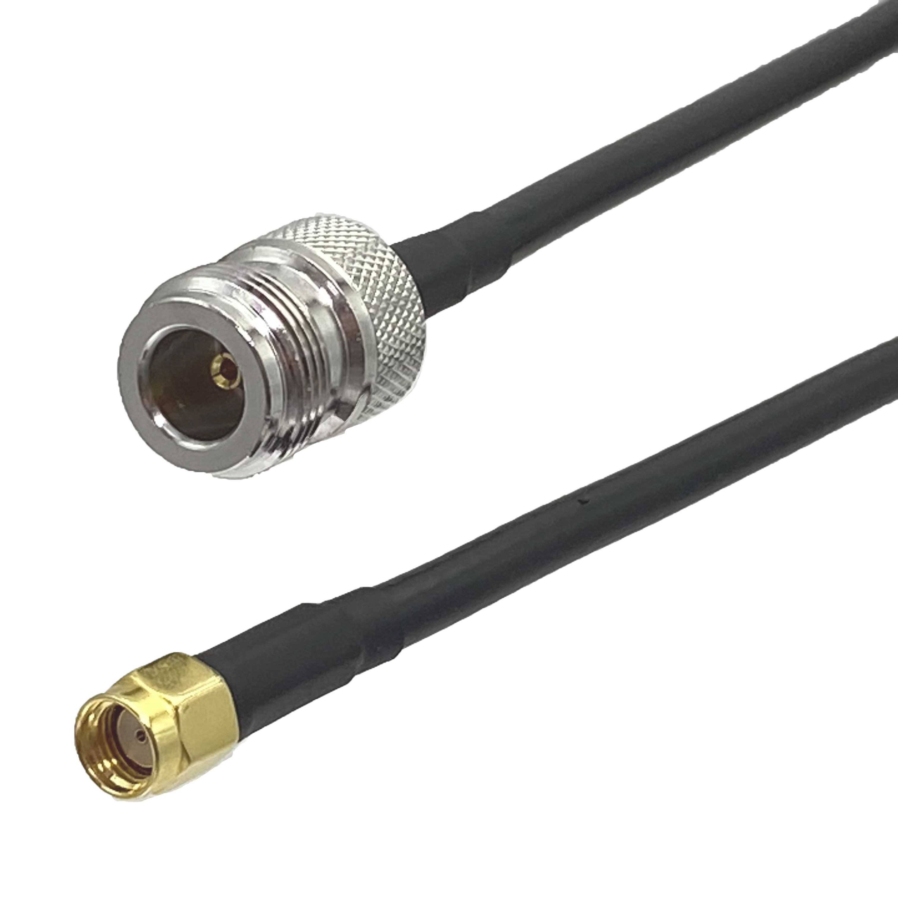 1Pcs RG58 N Female Jack to RP-SMA Male Jack Connector RF Coaxial Jumper Pigtail Cable For Radio Antenna 6inch~50M