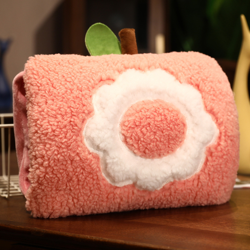 Bottiglia di acqua calda ricaricabile elettrica fiori carini scaldamani doppie mani in inverno signore dolore fisiologico tesoro caldo: rosa