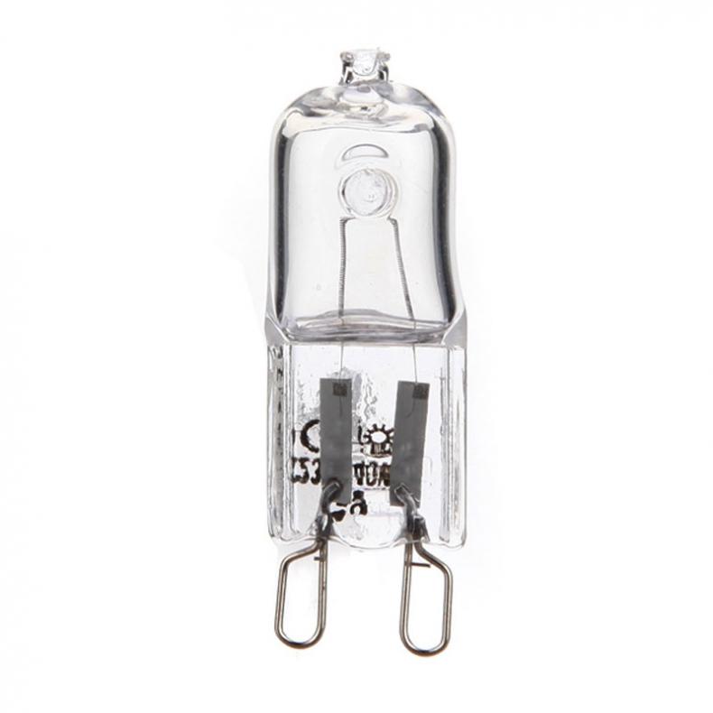 10 Uds G9 25W 40W 60W bombillas halógenas transparentes/esmeriladas Base de 2 pines bombilla pequeña blanca cálida para candelabros/colgantes/luces de gabinete