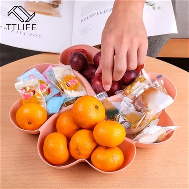 Hartvormige fruitschaal, serveerschaal, borden, opbergdoos, bakje voor snacks, noten, desserts, plastic kerstbord