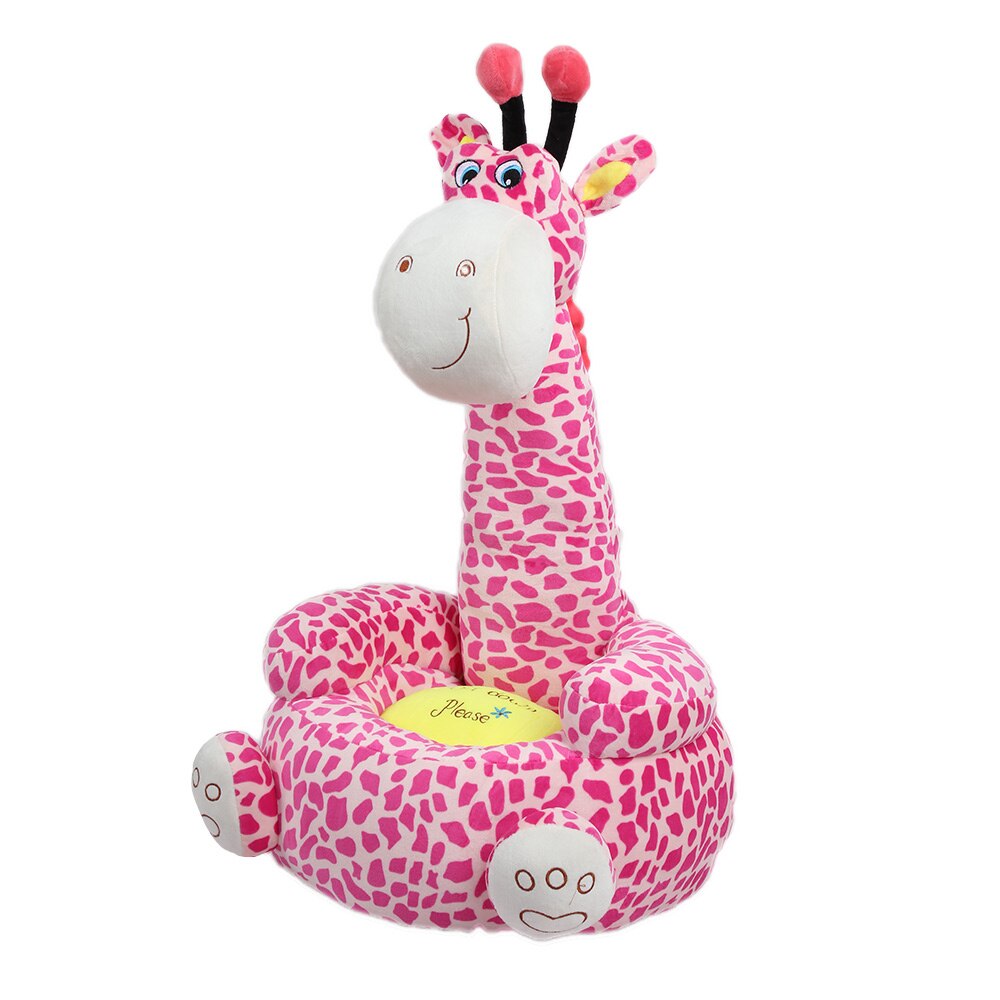 Baby sofa sæde søde tegneserie børn lille sæde sofa stol giraf plys legetøj sofa sæder til drenge piger 3 farver