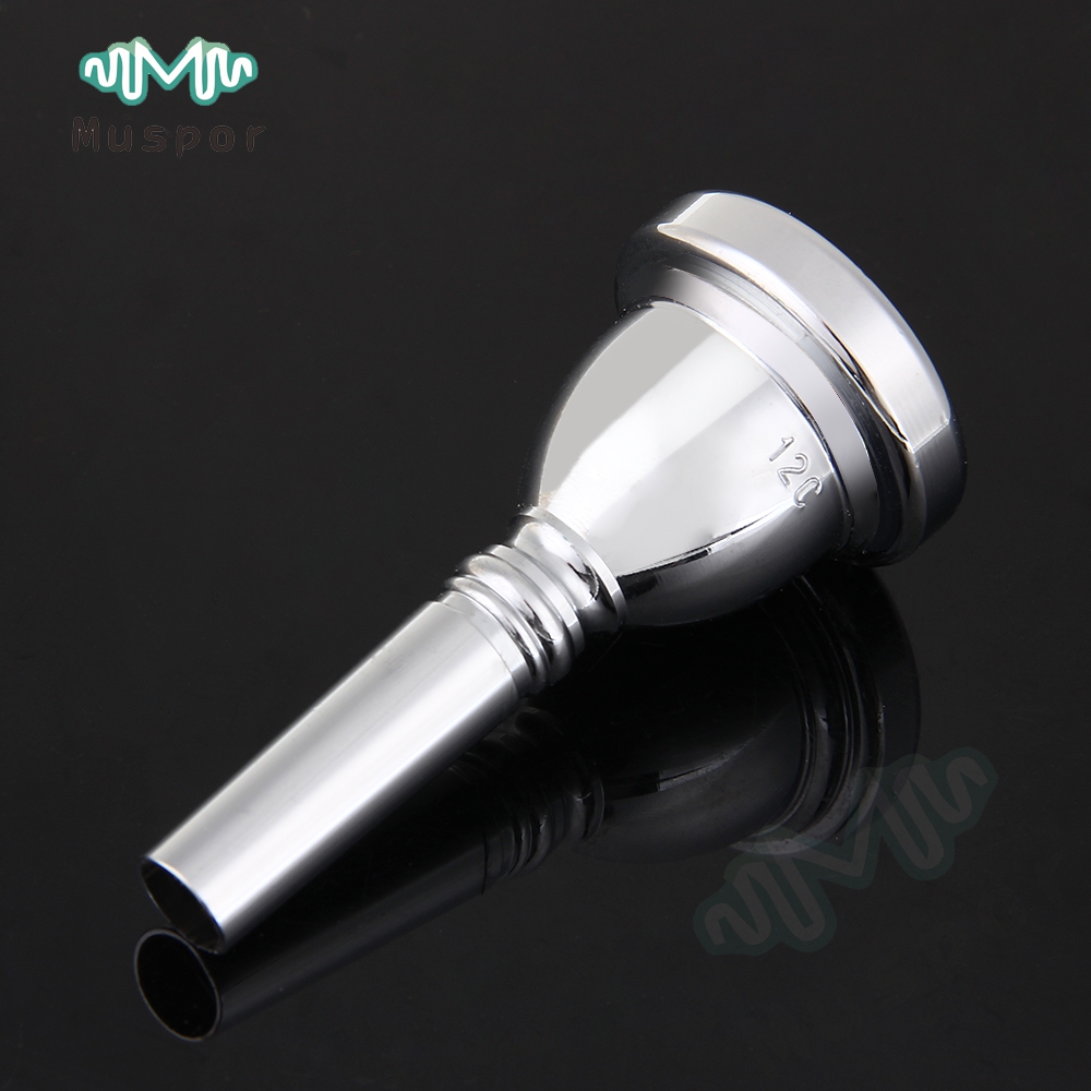 Glory Professonal Verzilverd Kleine Schacht Alttrombone Mondstuk Bb 12C Posaune Tromba