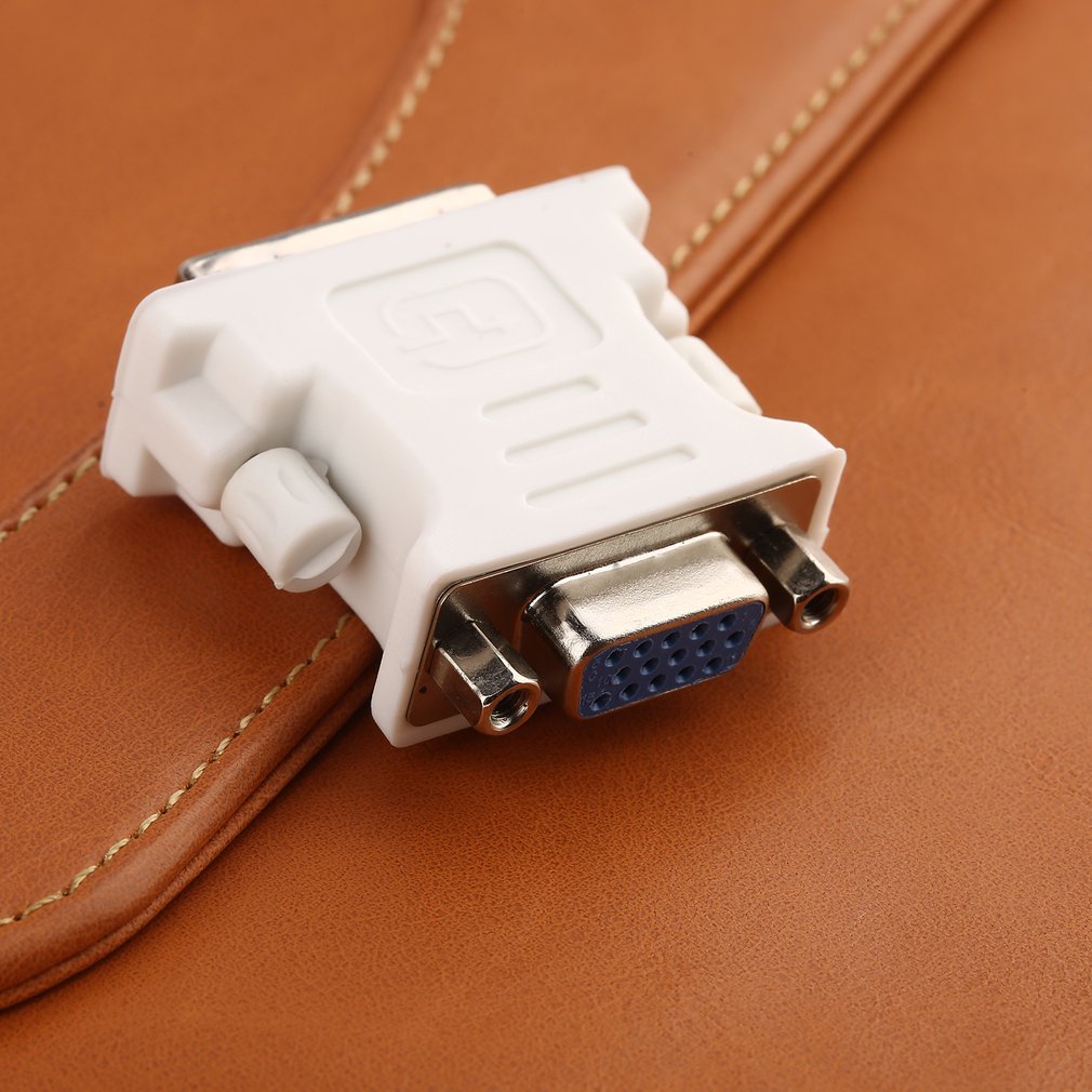 Gold plated ATI DVI to vga connector DVI-I(A/D) to VGA male to female 24+5 pin to 15 Pin Adapter Convert