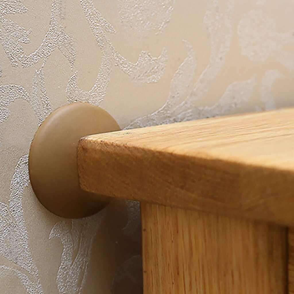 Home Door Crash Pad Rubber Door Doorknob Back Wall Protector Savior Crash Pad Door Stops Useful Rubber Crash Pad