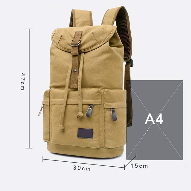 Large Capacity Rucksack Man Travel Duffel Large School Backpack for Teenagers Boy Male Canvas Backbag Men outdoor Backpack