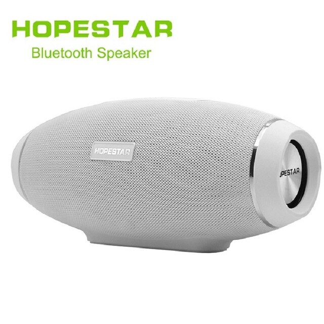 HOPESTAR H20 haut-parleur portable sans fil 30W IPX5 étanche extérieure Super basse avec batterie 6000mAh batterie externe USB TF AUX Mobile: gray