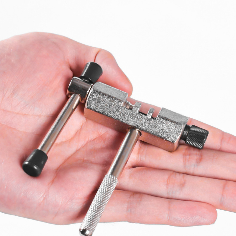 Disyuntor de cadena de bicicleta, herramienta divisora, removedor de cadenas de bicicleta de Metal para reparación, divisor de pasadores de cadena de ciclismo, quitar