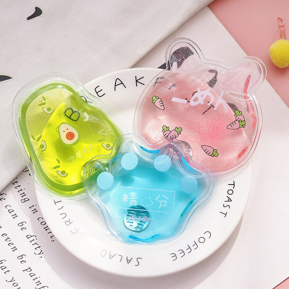 Mini Winter Reusable Gel Hand Warmer Cute Funny Word Print Instant Heating Pack Warmer DAG-ship