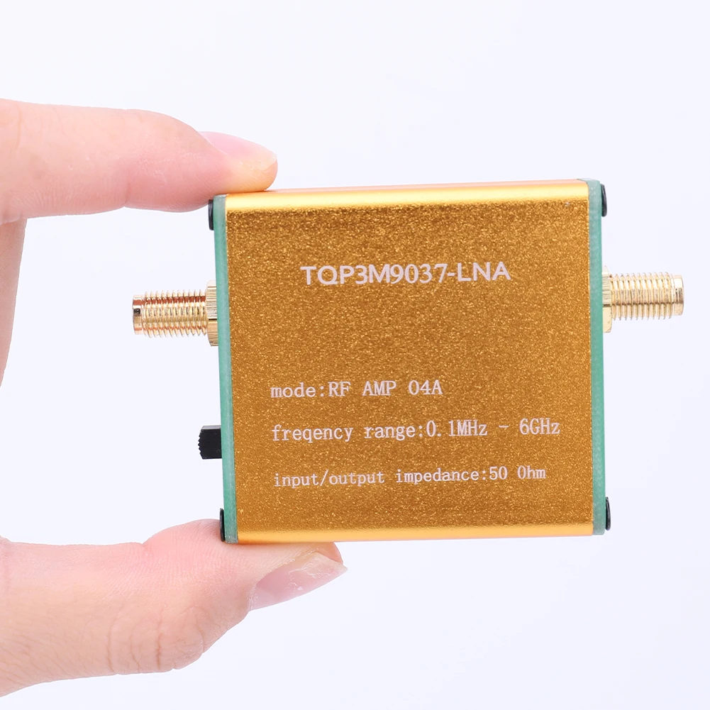 0.1MHz‑6GHz Full Band Low Noise Amplifier 20dB Amplifier Module Wide Frequency Range High Gain LNA RF Power Preamplifier