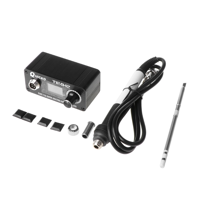 MINI OLED T12 Digital Soldering Iron Station Temperature Controller 12-24V 3A