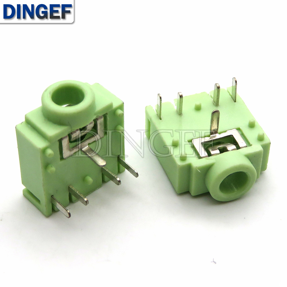10 Uds 3,5mm 3F07 conector de Audio hembra de doble canal 5 pines DIP conector para auriculares rosa verde azul negro conector para auriculares: Gris oscuro